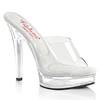Fabulicious - MAJESTY501 Mules with heel - Transparent/White Product image